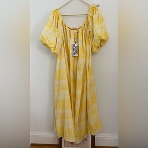 NWT Future Collective 100% cotton fully lined dress L